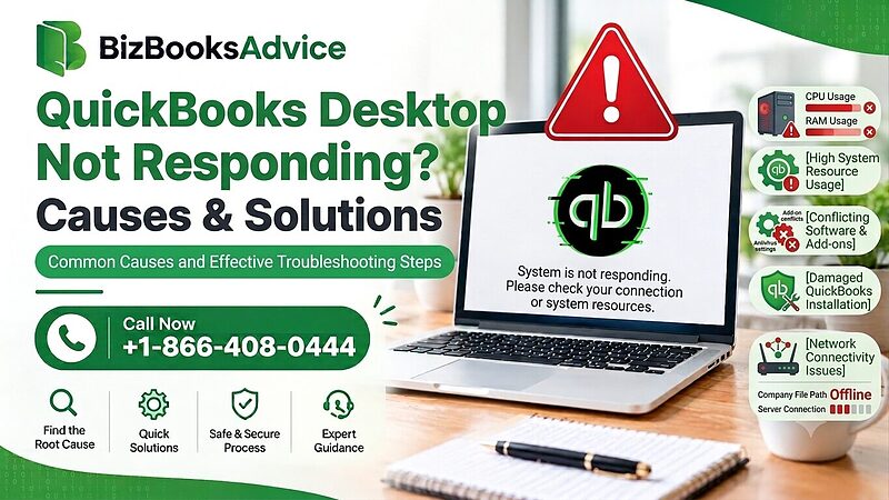 QuickBooks Desktop Not Responding — Causes & Solutions